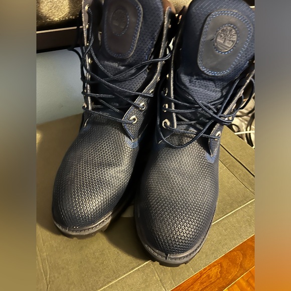 Waterproof Timberland Exo Web Tech Boots Navy - Picture 8 of 12